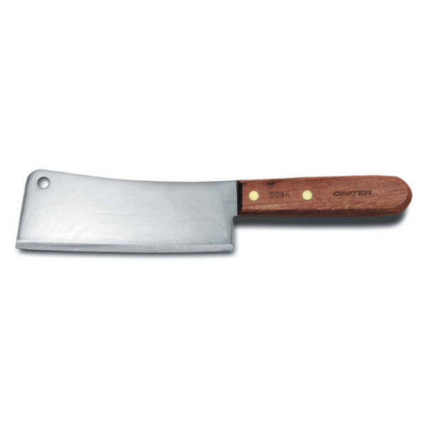 Dexter-Russell 5096 Traditional 6" Cleaver, Carbon Steel