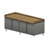 BK Resources (CMBT-3696HL) 36" X 96" Hard Maple Bakers Top Chef Table