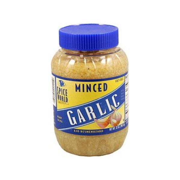 Spice World Fat Free Minced Garlic, 32 Ounce
