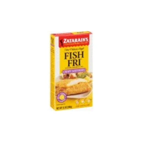 Zatarain's Seasoned Fish-Fri, Crispy Southern Style Fry, 12 oz (6 pack)