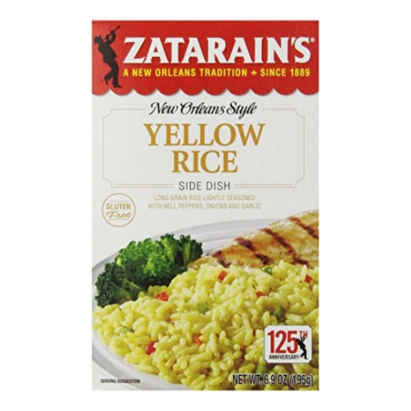 Zatarain's, New Orleans Style, Yellow Rice Mix, 6.9oz Box (Pack of 6)