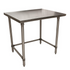 BK Resources (QVTOB-3636) 14 GA. T-304 36 X 36 Table Stainless Steel Open Base