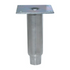 BK Resources (BKL-1625-WP) 1-5/8" X 6" Stainless Steel Leg With Plate