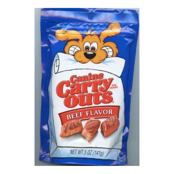 Canine Carry Outs Beef Flavor Dog Snacks (2 Pack)