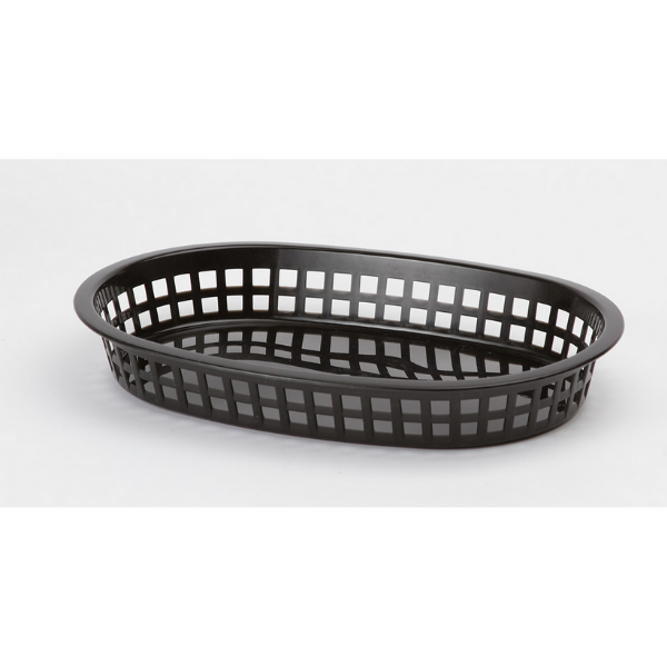 Royal Industries (DIN REB1110) Rectangle Food Basket Black - 36/Case