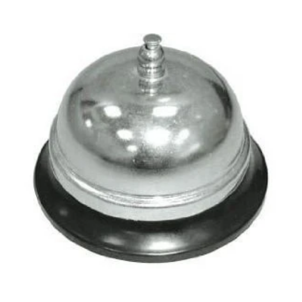Stanton Trading 2987 Call Service Bell, Steel Nickel Plated