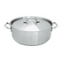 15 qt. Stainless Steel Commercial Brazier Pot With Lid - NSF