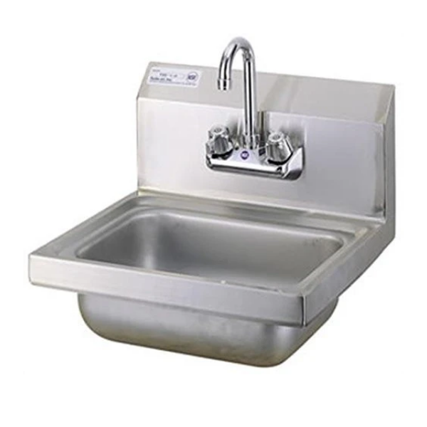 Stainless Steel NSF Hand Sink 10" X 14"