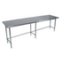 BK Resources (CTTOB-9636) 16 GA. T-304 96 X 36 Table Galvanized Open Base