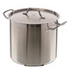 Update International (SPS-16) 16 Qt Induction Ready Stainless Steel Stock Pot