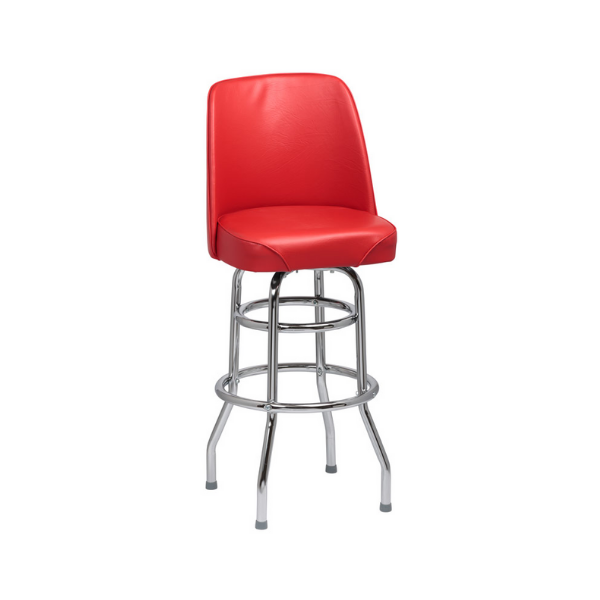 Royal Industries (ROY 7722 R) Bucket Seat, Double Ring Chrome Frame, 2 KD
