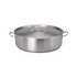 Royal Industries (ROY SS BRAZ 20) 20 qt. NSF Stainless Steel Brazier with Lid