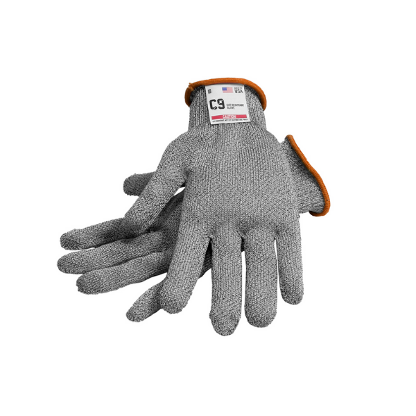 ALFA 3021 Cut Resistant Safety Glove Small Orange Cuff