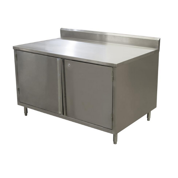 BK Resources (CSTR5-3660H) 36" X 60" Stainless Steel Top Chef Table