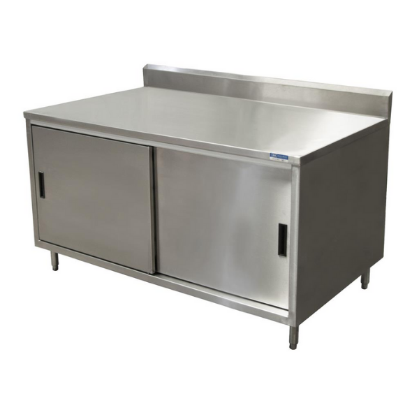 BK Resources (CSTR5-3648S) 36" X 48" Stainless Steel Top Chef Table