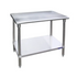 Stainless Steel Work Table Food Prep Worktable Restaurant Supply 18" x 60" NSF Approved