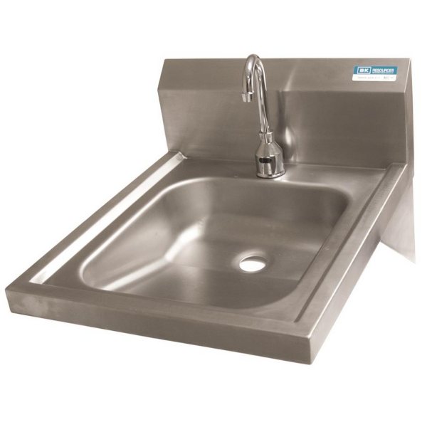 BK Resources (BKHS-ADA-D-1-P-G) Deckmount ADA Hand Sink Single Faucet Hole