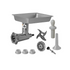 Thunderbird TB-300E-8 Stainless Meat Grinder Head Only, TB-300E ATTACH