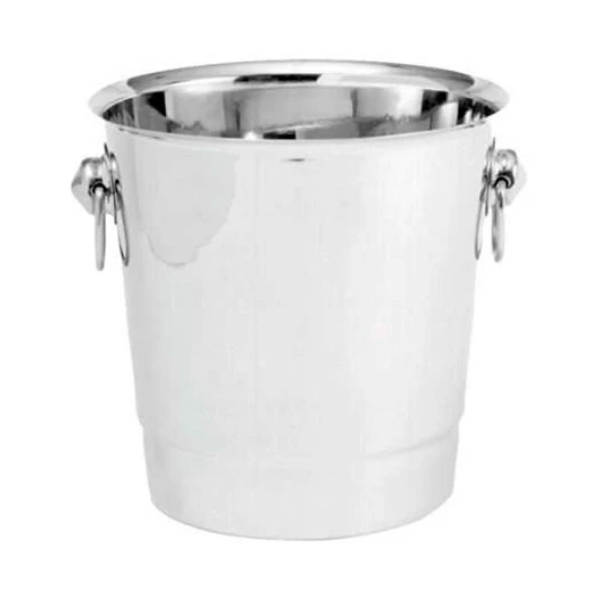 Bucket, Stainless Steel Champagne / Wine Bucket With Handle --- 1 Each.