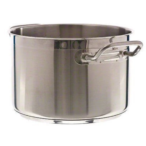 Update International SPS-12 - 12 Qt - Induction Ready Stainless Steel Stock  Pot w/Cover