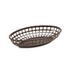 Royal Industries (DIN OVB1006) Dinesol Plastic Oval Table Baskets, Brown - 36/Case