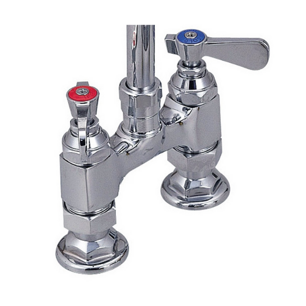 BK Resources (BKF4HD-XX-G) 4" O.C. OptiFlow Deck Mount Faucet Without Spout