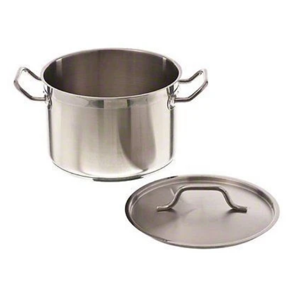 Update International (SPS-8) 8 Qt Induction Ready Stainless Steel Stock Pot