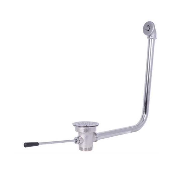 BK Resources (BK-SLW-2O) Nickel Plated Cast Straight Lever Drain