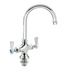 BK Resources (BKF-DPF-3G-G) Dual Valve DM Pantry Faucet With 3.5" Gooseneck Spout