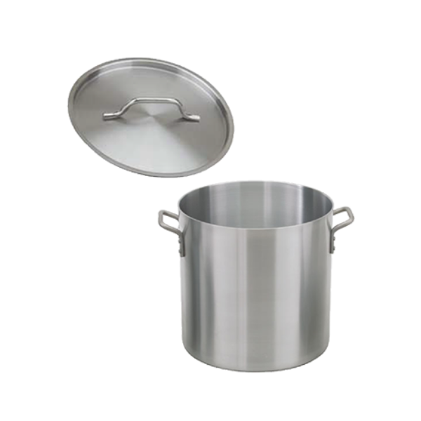Royal Industries (ROY SS RSPT 100) NSF Stainless Steel Stock Pot with Lid, 100 qt