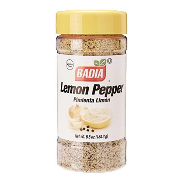 Badia Lemon Pepper Seasoning, 6.5000-ounces (Pack of6)