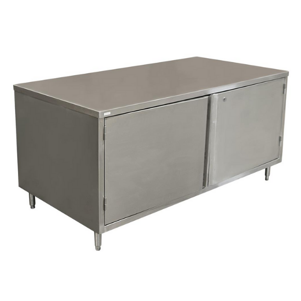 BK Resources (CST-3672H) 36" X 72" Stainless Steel Top Chef Table