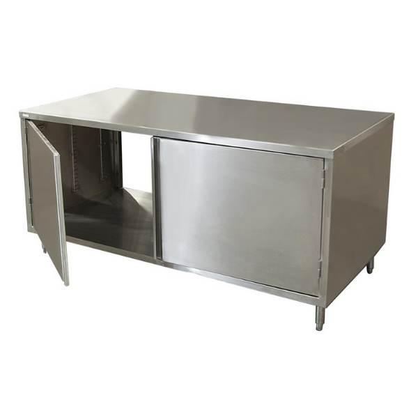 BK Resources (CST-3672H2) 36" X 72" Dual Sided Stainless Steel Chef Table