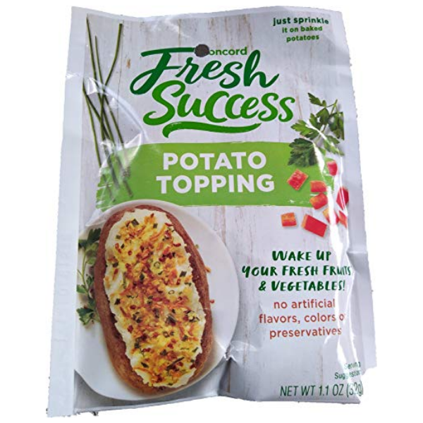 Concord Foods Original Potato Topping (Pack of 4) 1.1 oz Packets