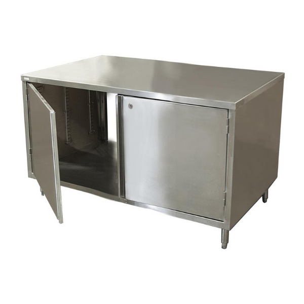 BK Resources (CST-3660HL2) 36" X 60" Dual Sided Stainless Steel Chef Table