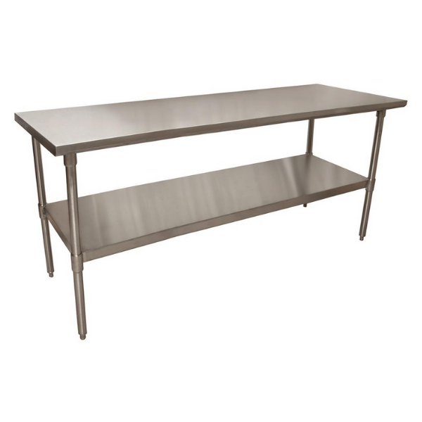 BK Resources (VTT-7224) 72" X 24" T-430 18 GA Stainless Steel Table Top