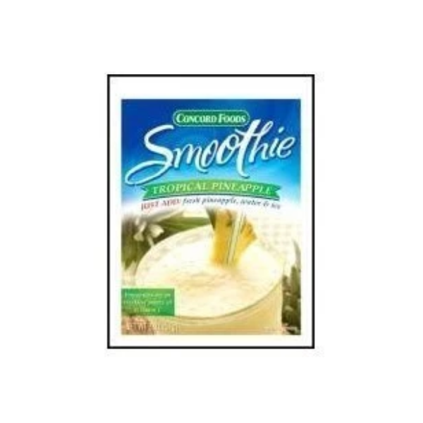 Concord foods Pineapple Smoothie Mix, 2 OZ Package