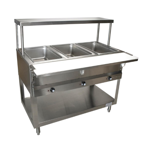 BK Resources (STE-3-OSS) Overshelf For 3 Well STE/SW Series Steam Table