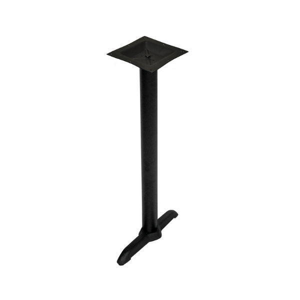 BK Resources (BK-DXTB2-0522) 5" X 22" Dining Height Black Table