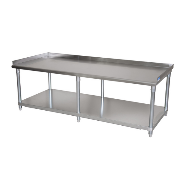 BK Resources (SVET-7230-6) 72" X 30" Equipment Stand 6 Legs with Stainless Steel