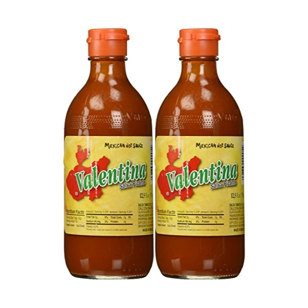 Valentina Salsa Picante Mexican Hot Sauce - 12.5 oz. (Pack of 2)