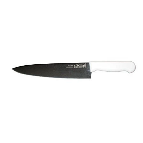 Stanton Trading KNV-CHF10-WH Plastic Handle Commercial Chef's Knife, White