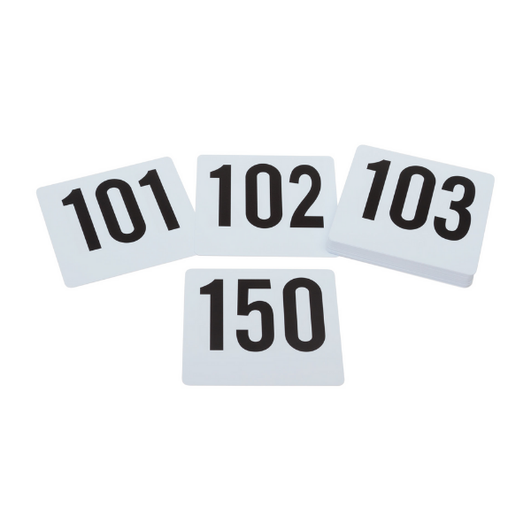 Royal Industries (ROY TN 101 150) Table Number Set 101-150