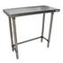 BK Resources (VTTOB-1836) 18" X 36" T-430 18 GA Stainless Steel Table Top Open Base