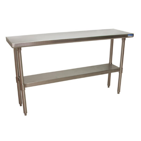 BK Resources (VTT-1860) 18" X 60" T-430 18 GA Stainless Steel Table Top