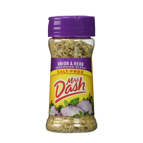 Mrs. Dash Onion & Herb All Natural Seasoning Blend 2.5 Oz - Pack of 2