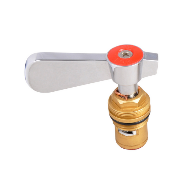 BK Resources (BKF-HV-H-G) Hot Water Ceramic Valve For HD Faucets With Handle
