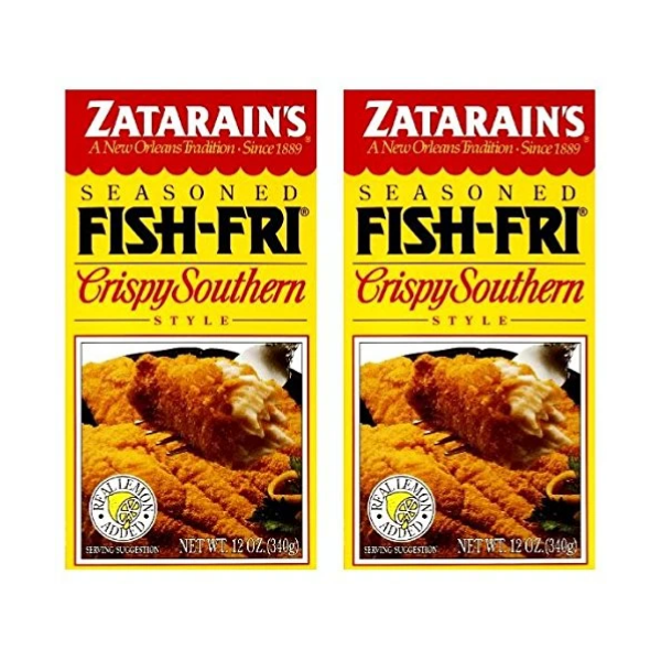 Zatarains Breading Crispy Fish Fry 12 OZ (Pack of 2)
