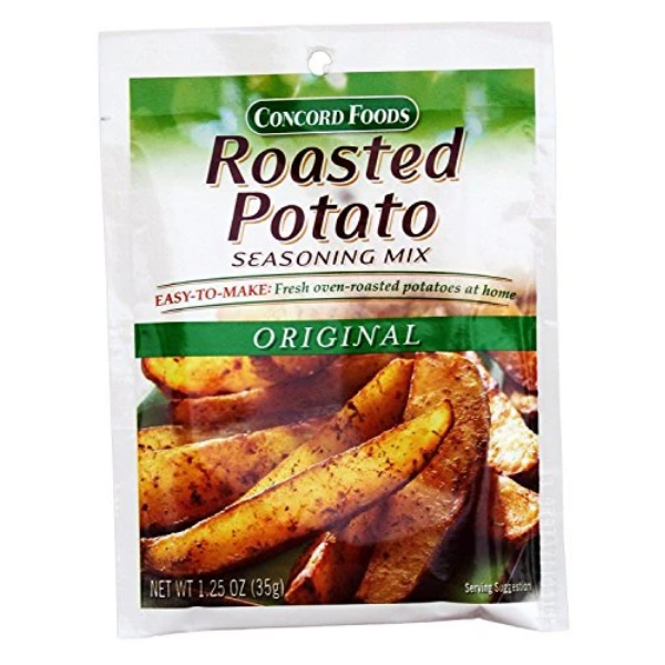 Concord Foods Roasted Potato Seasoning Mix, Original, 1.25-Ounce Pouches (VALUE Pack of 12 Pouches)
