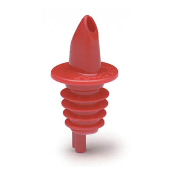 Royal Industries (PR 301 RED) Economy Plastic Pourer, No Collar - 12/Pack